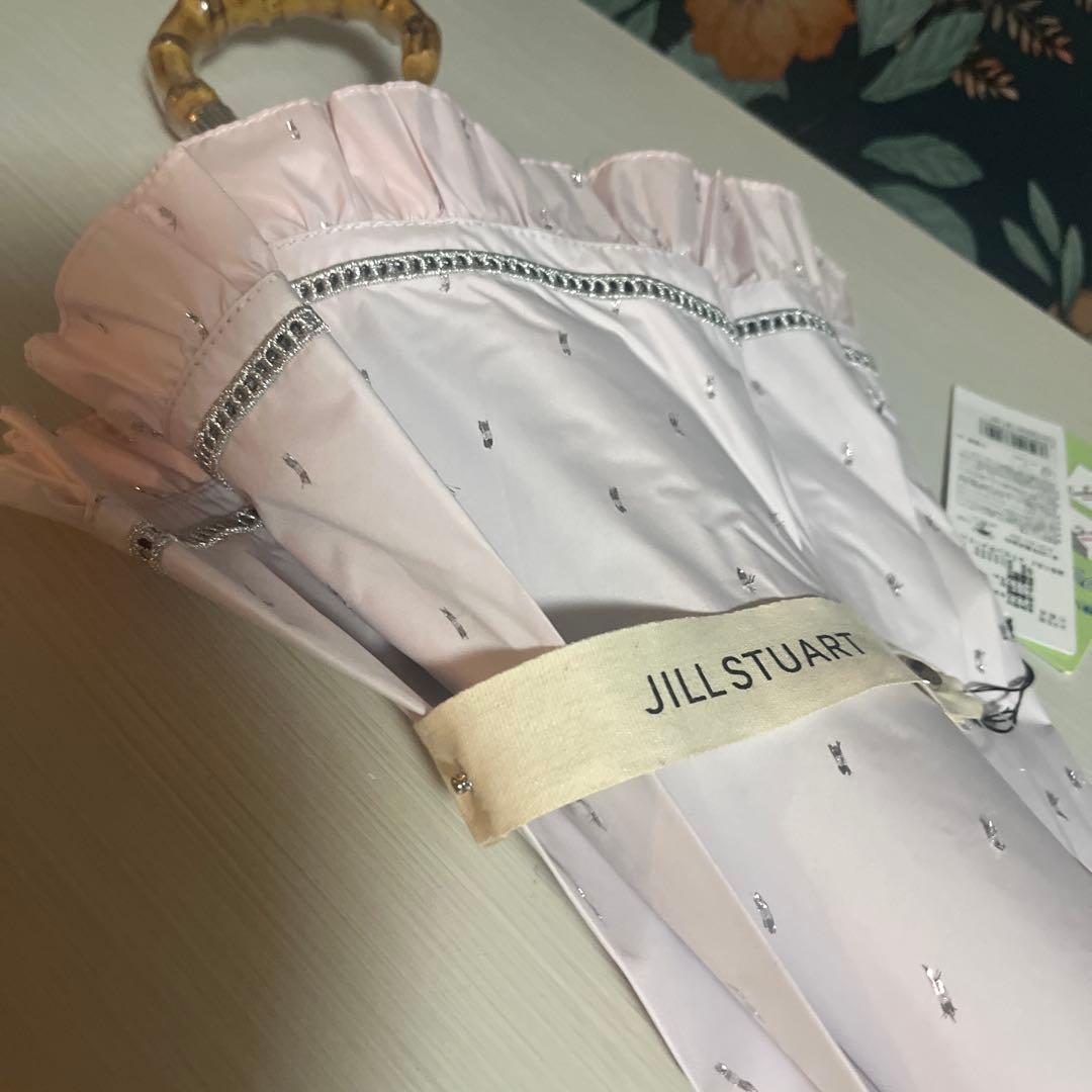 ジルスチュアート 晴雨兼用傘 ピンク 長傘 一番人気　 エコメリカル指定