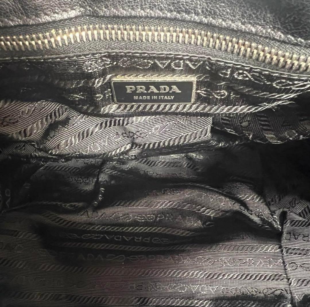 バッグ PRADA archive leather one shoulder bag