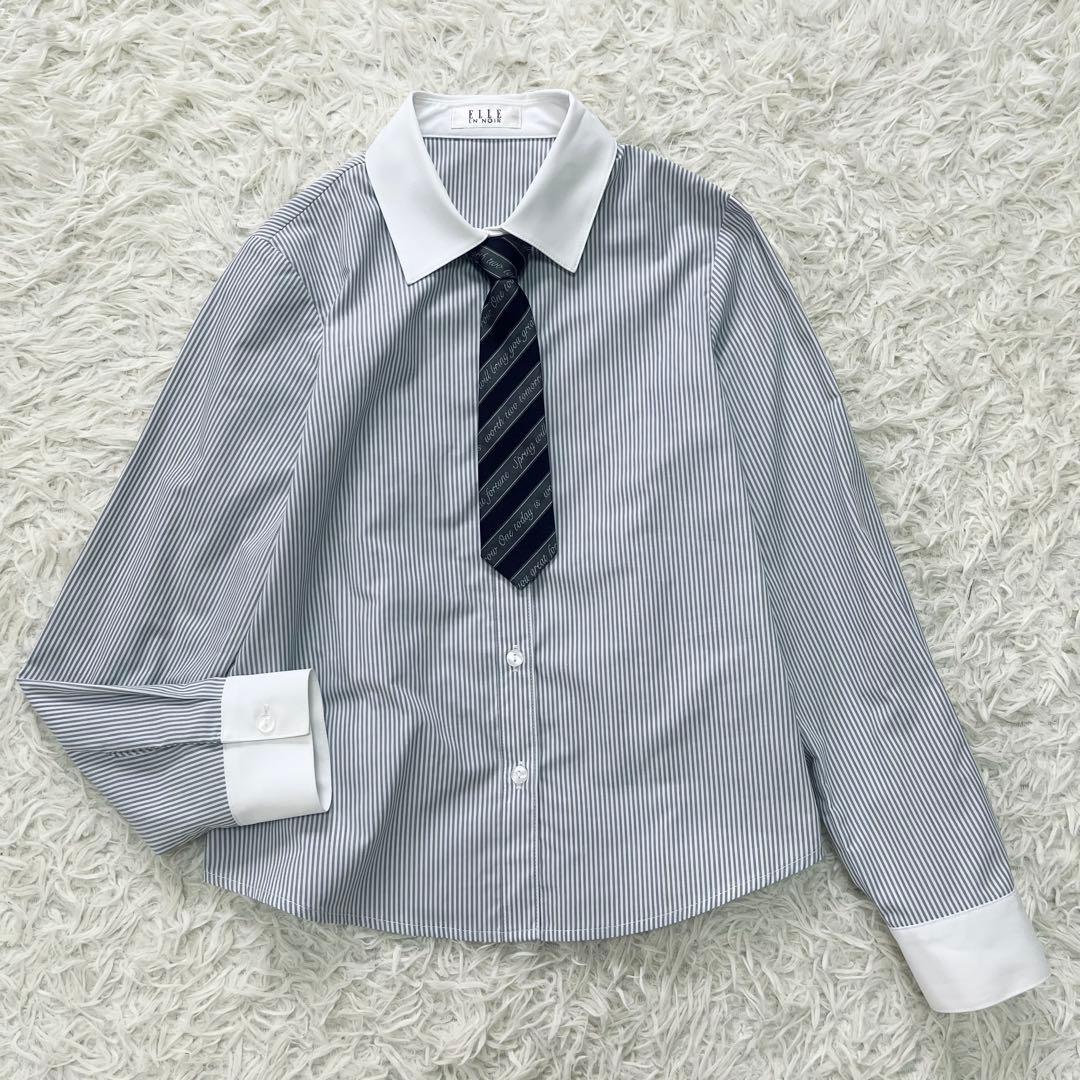 美品✨エルアンノアール　ブラックショートジャケットハイウエストスカート150