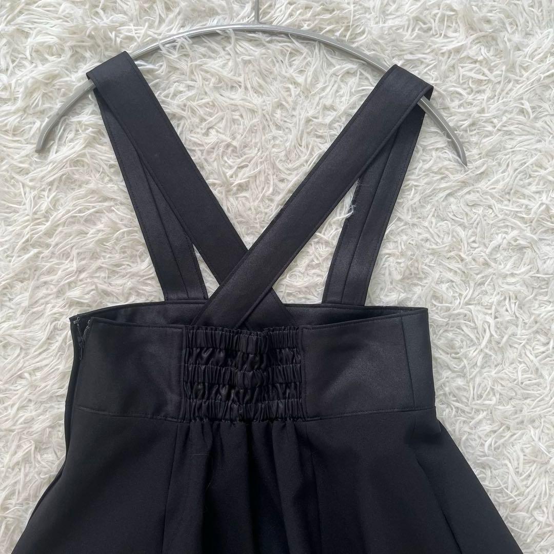 美品✨エルアンノアール　ブラックショートジャケットハイウエストスカート150