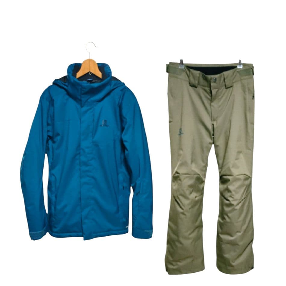 セ*ン様 サロモン ストームパンチ スキーウェア スノーボードウェア 上下セット