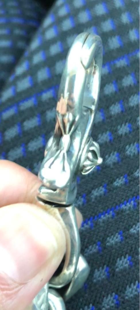 クラシックチェーン　ダブルクリップ　ウォレットチェーン