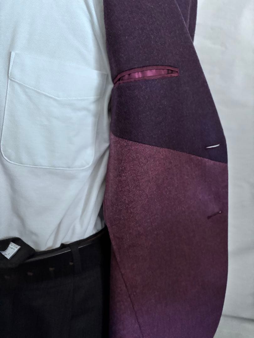 LANVIN ランバン　コレクション高級　フランネル　ジャケット 極美品　48