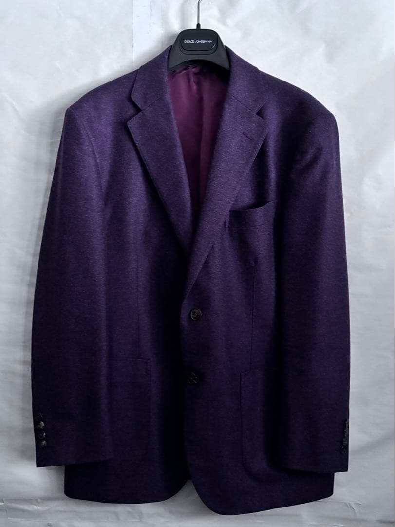 LANVIN ランバン　コレクション高級　フランネル　ジャケット 極美品　48