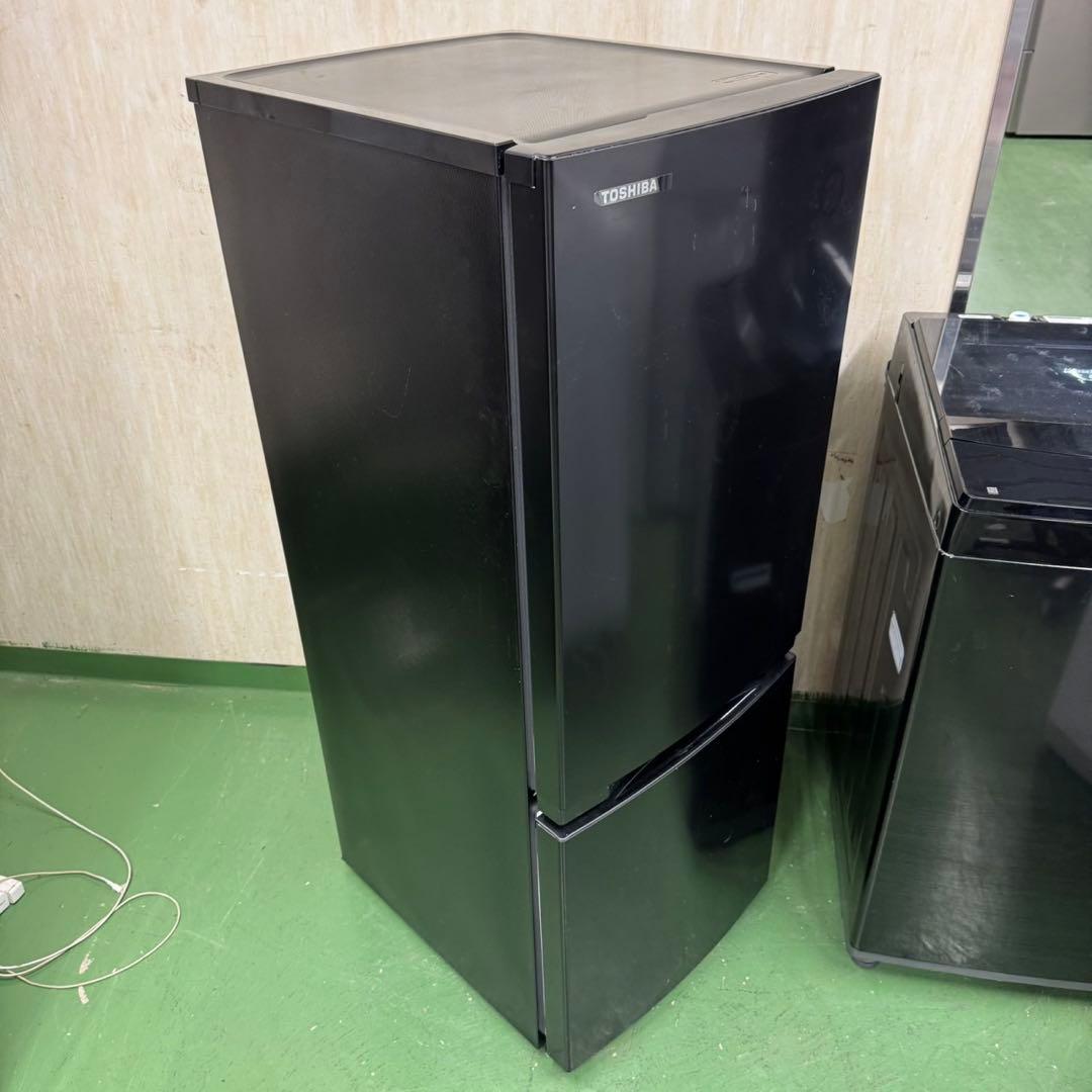 149 冷蔵庫　洗濯機　小型　一人暮らし　ブラックカラーセット　極美品　大人気