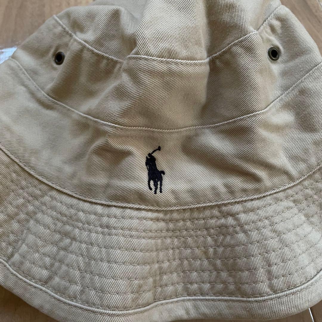 90s Polo Ralph Lauren バケハ XL ベージュ usa製