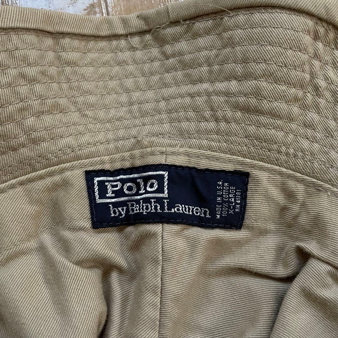 90s Polo Ralph Lauren バケハ XL ベージュ usa製