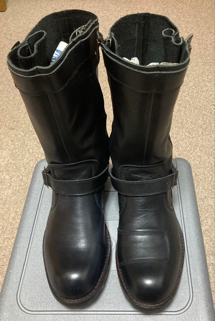 【美品】バイク用ブーツインディアン　OIM-022 8.5サイズ 26.5cm
