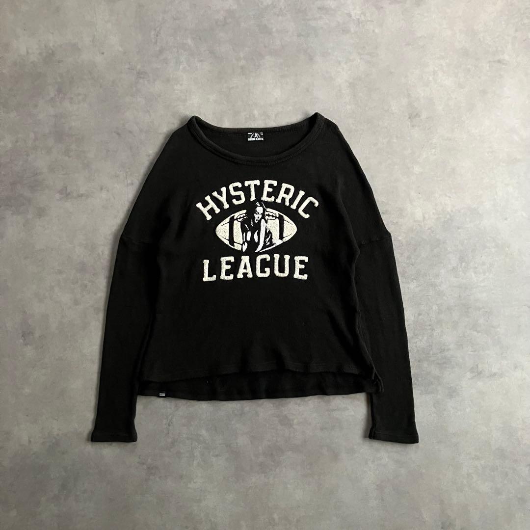 00s y2k HYSTERIC GLAMOUR サーマル ニット カットソー