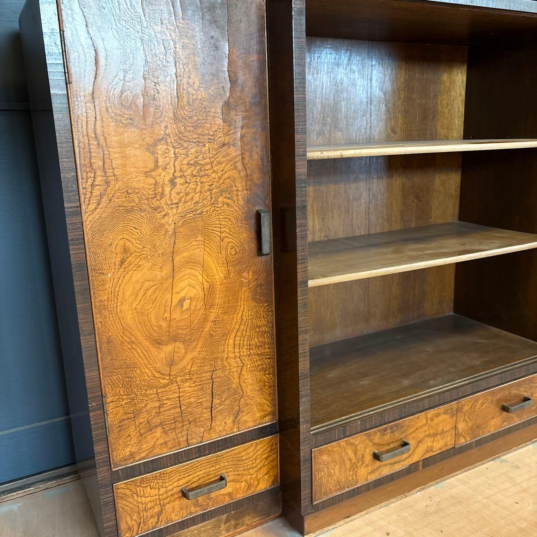 アンティーク 本棚 シェルフ 昭和レトロ 飾り棚 ヴィンテージ 古家具