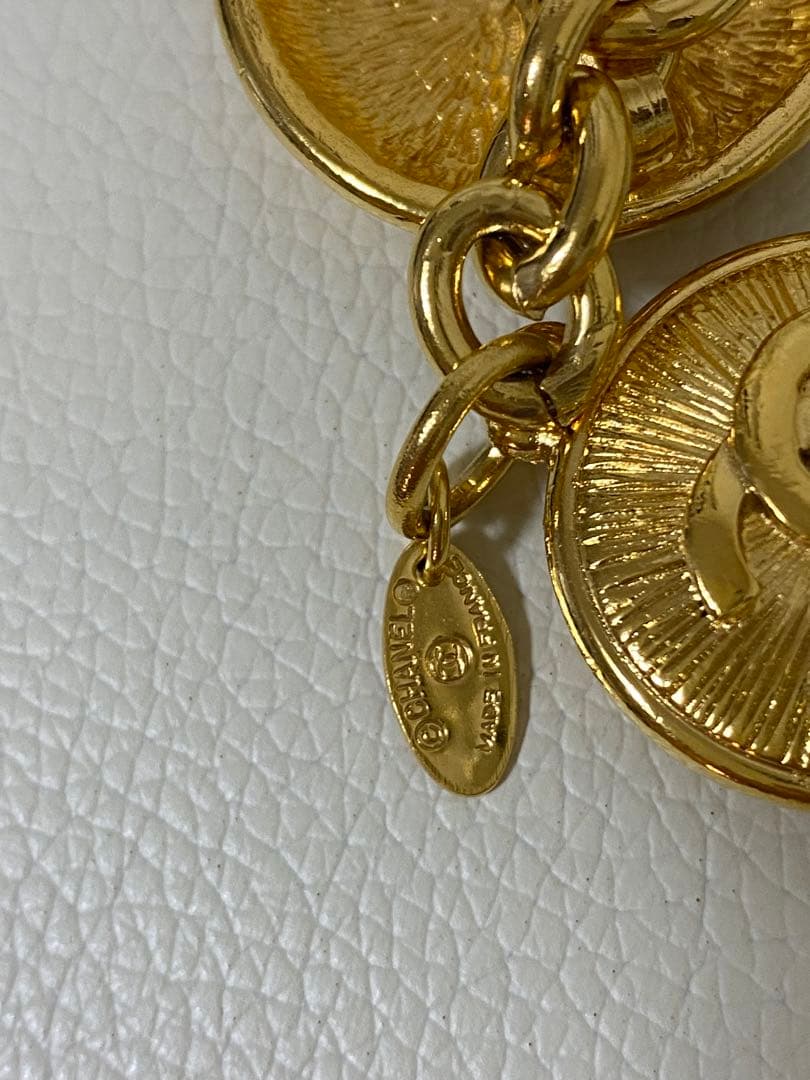 CHANEL シャネル　ココマーク チェーンベルト ゴールド