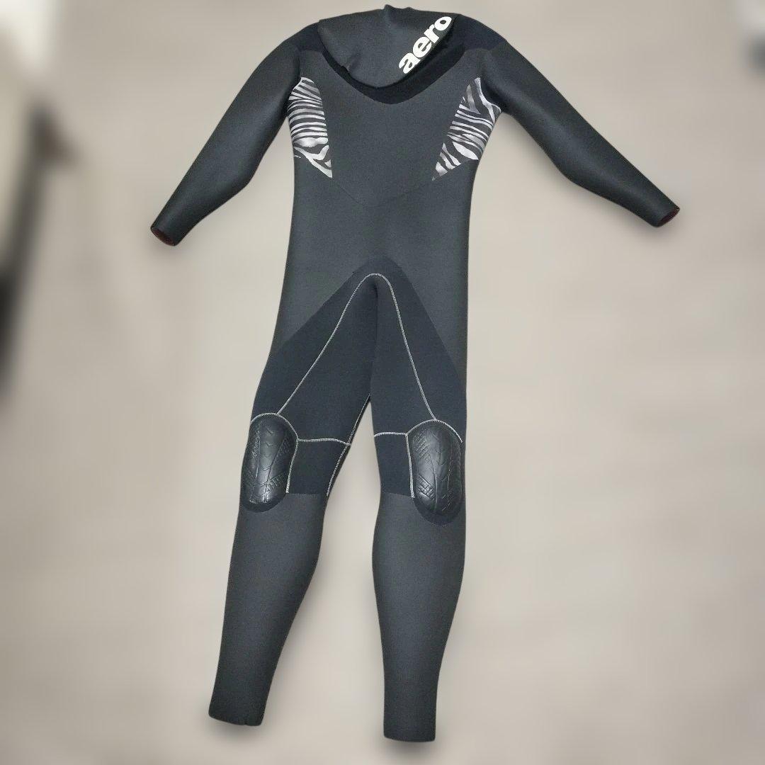 aero quipフルスーツ5ミリ3ミリMLB ゼブラ柄170センチ73キロ着用