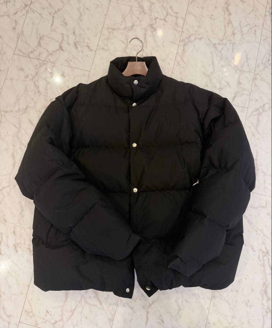 comoli 24AW コットンナイロンダウンジャケット　ブラック　サイズ3