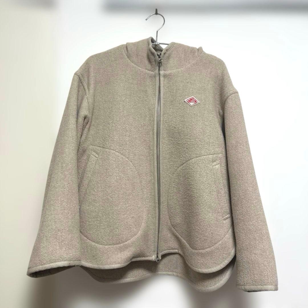DANTON ウールライトパイルフードジャケット