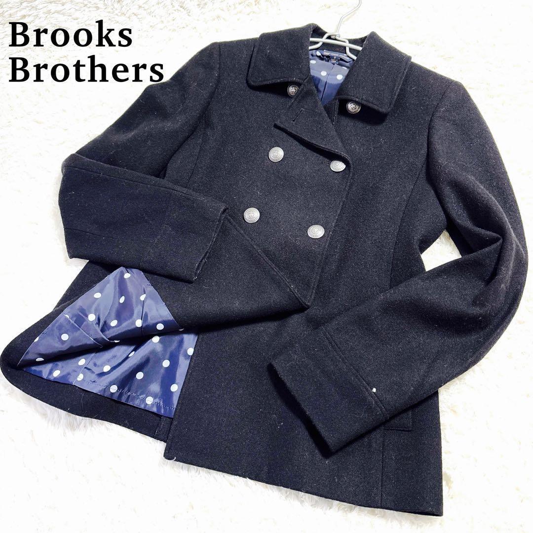 ゆいたん美品 ブルックスブラザーズ ピーコート ダブル 金ボタンM