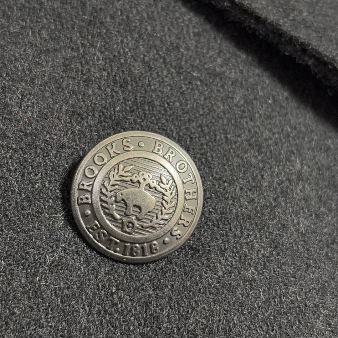 ゆいたん美品 ブルックスブラザーズ ピーコート ダブル 金ボタンM