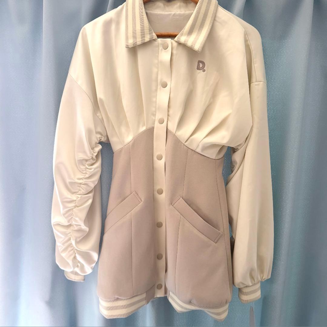 【最終値下げ❣️】新品タグ付きDarich ドルマンスリムスカジャンミニワンピース