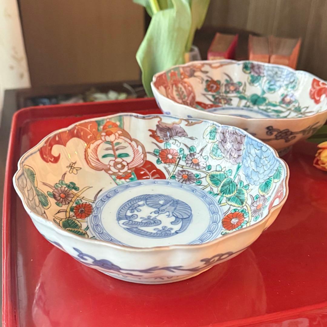 祝ジャングリアお値下げ‼️いいとこどり伊万里Dragon❌あじさい大皿と膾皿