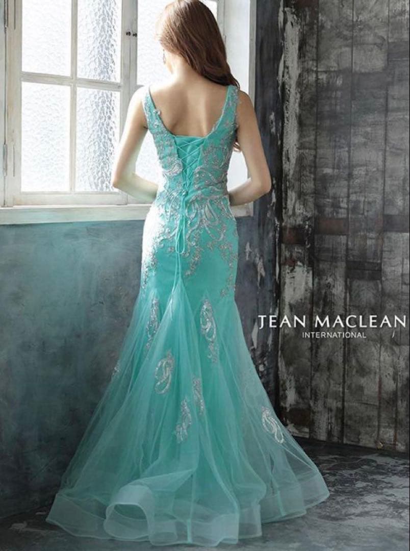 JEAN MACLERN ミントグリーン　マーメイドドレス　ロングドレス