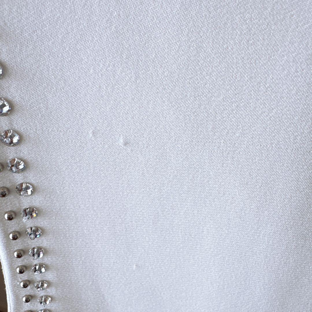 ホワイトノースリーブミニワンピース