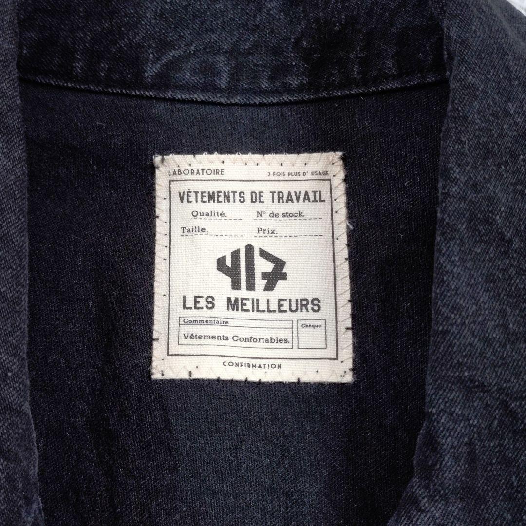 エディフィス417　G-SHIRTS　2023　デニム　オーバーサイズ　ブラック