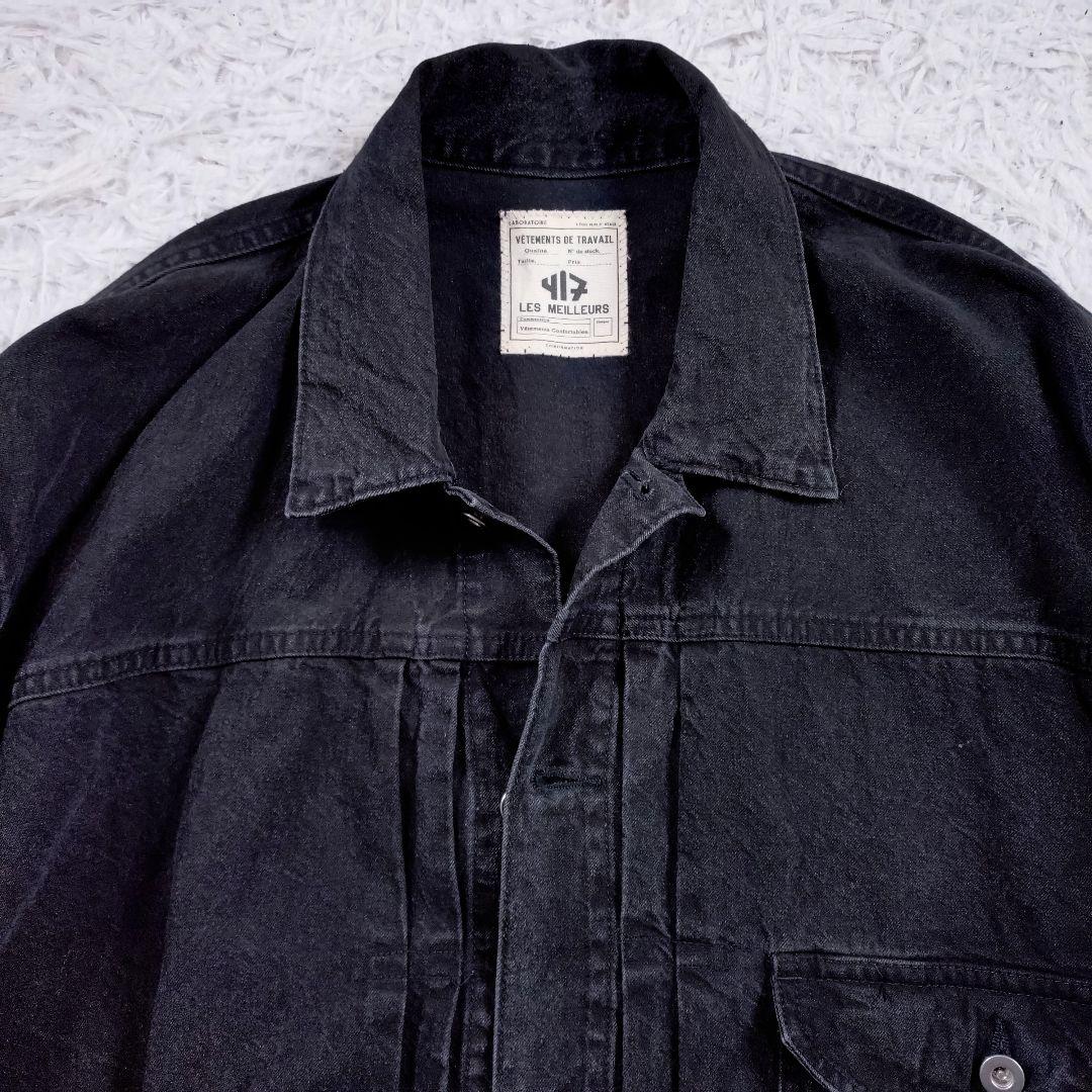 エディフィス417　G-SHIRTS　2023　デニム　オーバーサイズ　ブラック