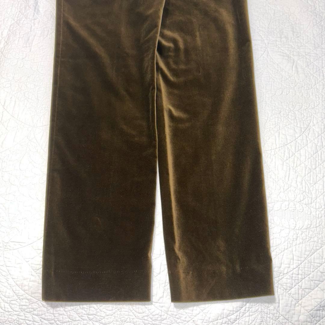 【Loro Piana】ベロア生地パンツ　サイズM