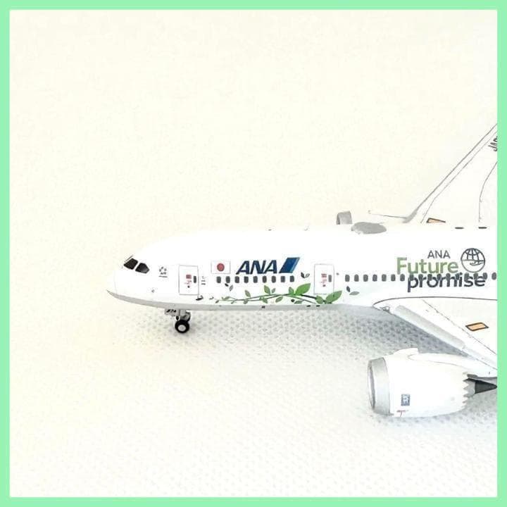 新品 ANA グリーンジェット Boeing787-8 1/400 スタンド付