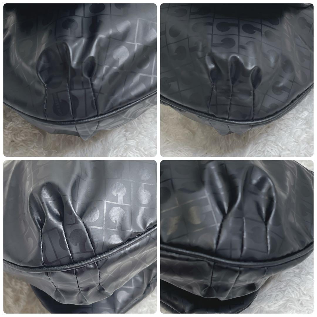 未使用級✨GHERARDINI ワンショルダーバッグ ナイロン ブラック 総柄