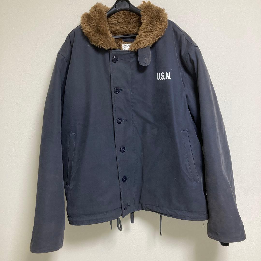 YMCLKY USN N-1 デッキジャケット us navy 海軍 XL相当