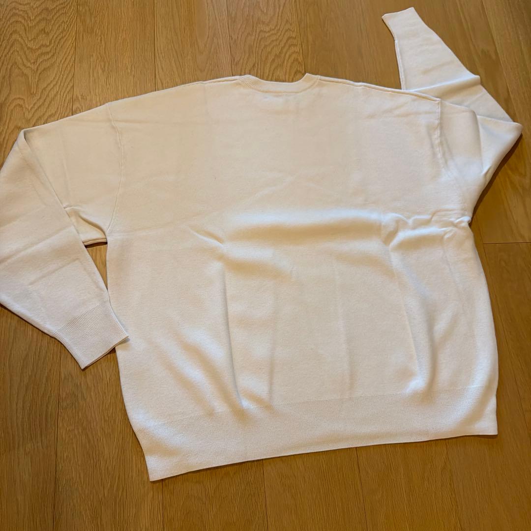 CABaN アイボリー カシミヤ混ニットセーター