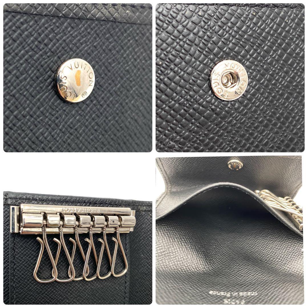 ルイヴィトン キーケース ミュルティクレ6 タイガ ブラック メンズ