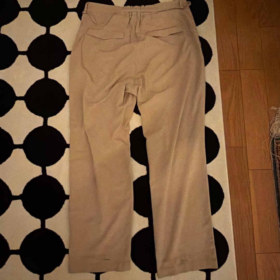 年末までの出品　ベージュ ワイドパンツ トワロニエ