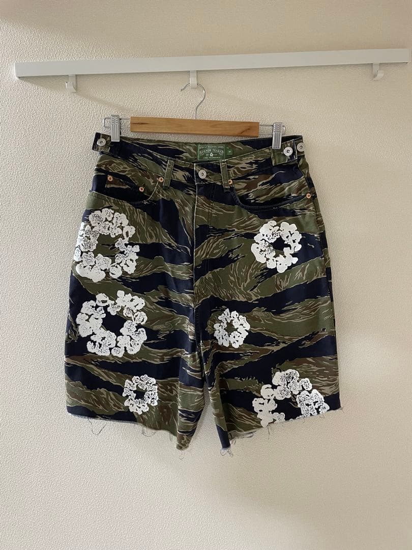 DENIM TEARS タイガー カモ CW ショーツ 501tcamocw S
