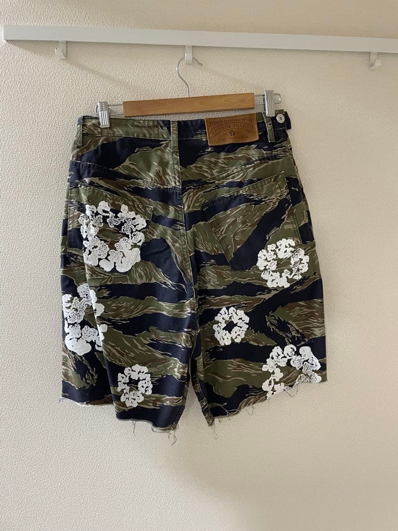 DENIM TEARS タイガー カモ CW ショーツ 501tcamocw S