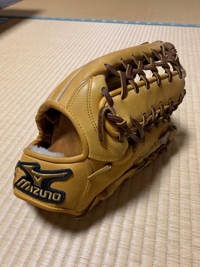 Mizuno Pro 硬式？軟式？野球グローブ 黄土色