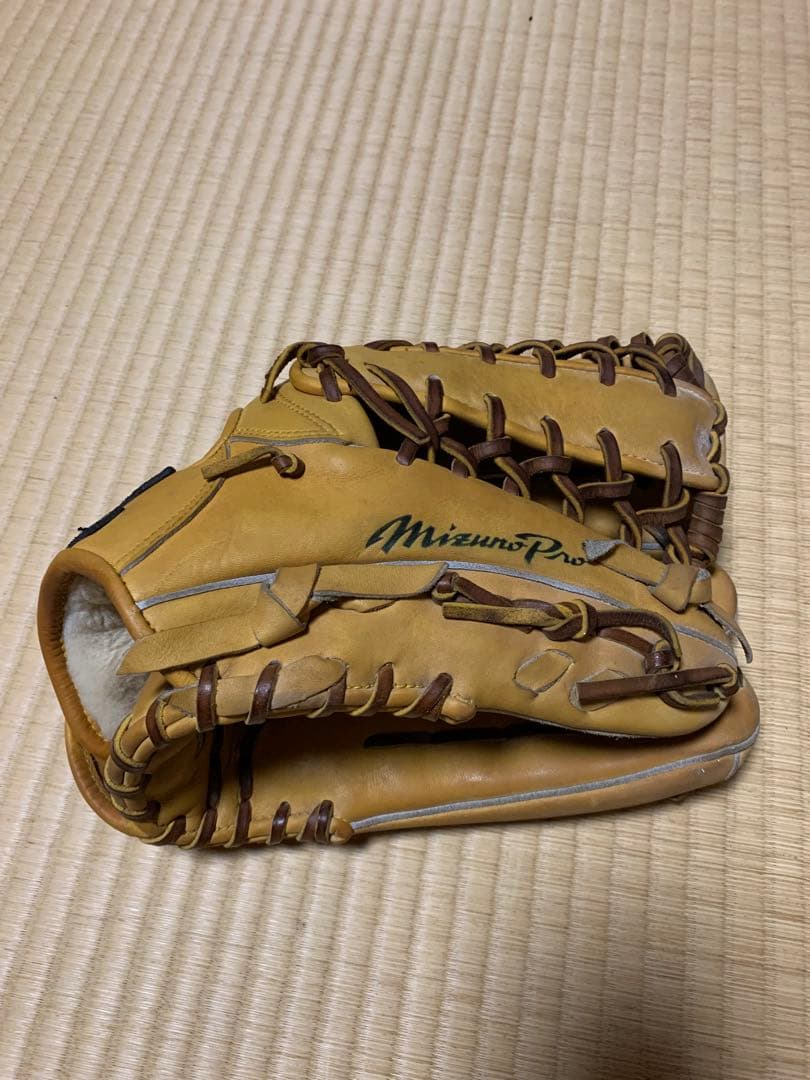 Mizuno Pro 硬式？軟式？野球グローブ 黄土色