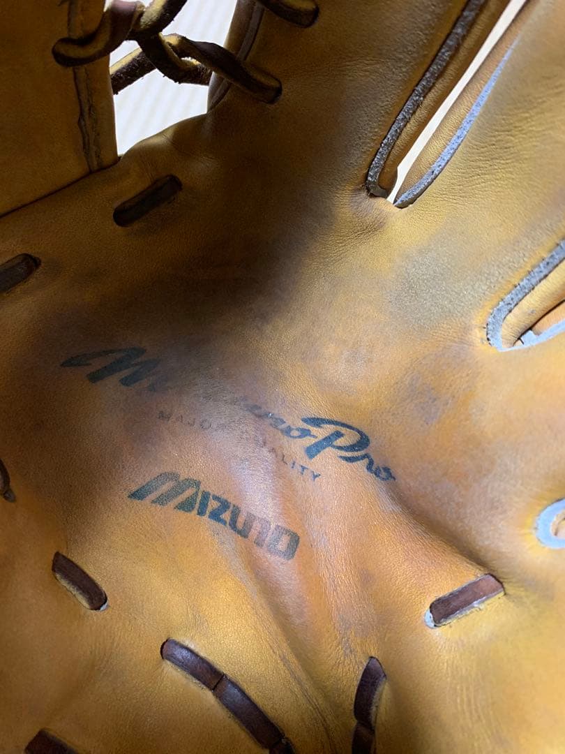 Mizuno Pro 硬式？軟式？野球グローブ 黄土色