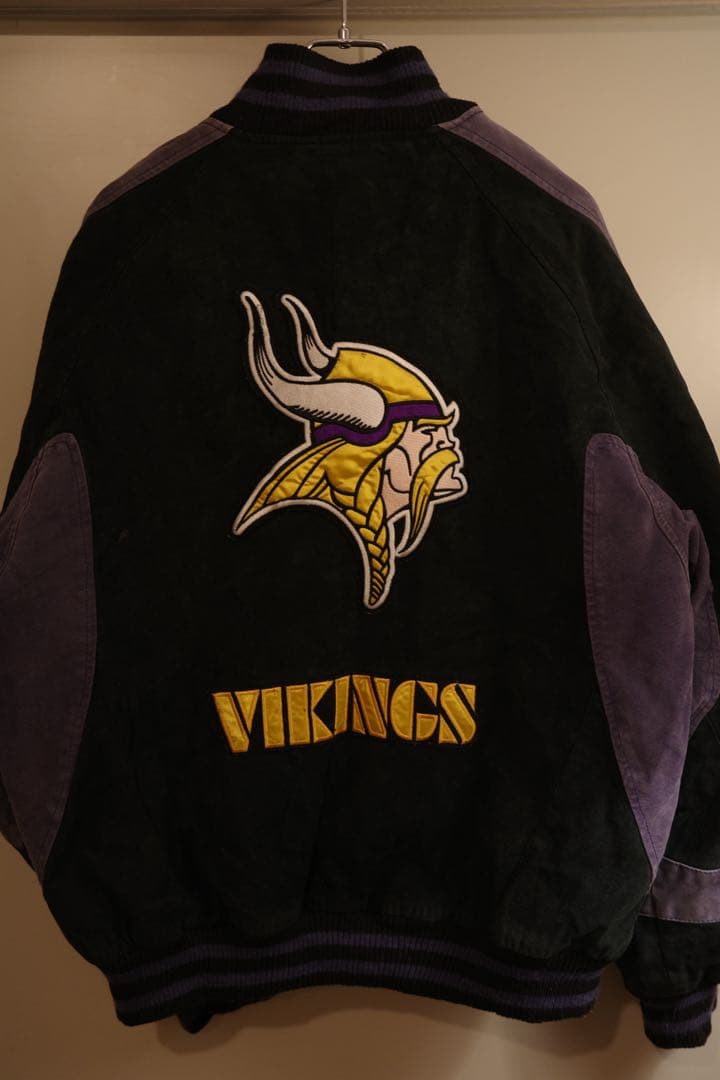 NFL Minnesota Vikings スタジャン M 黒/紫