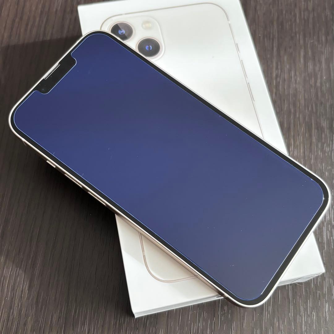 【美品】Apple iPhone13 スターライト 128GB SIMフリー
