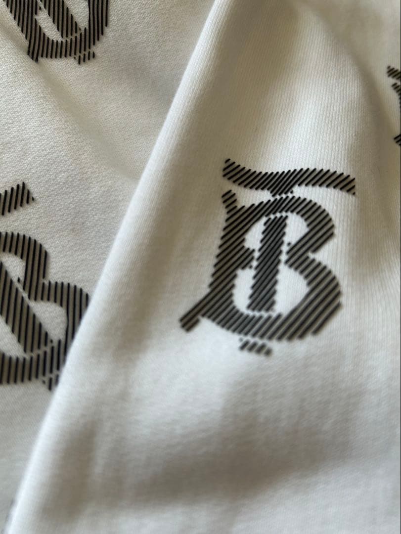 ロゴプリント フード付きパーカー ホワイト