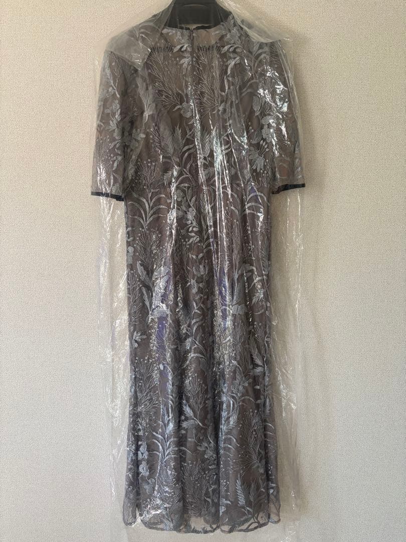 【ひろりん】Leja 刺繍レース配色パイピングショルダーフリルマーメイド