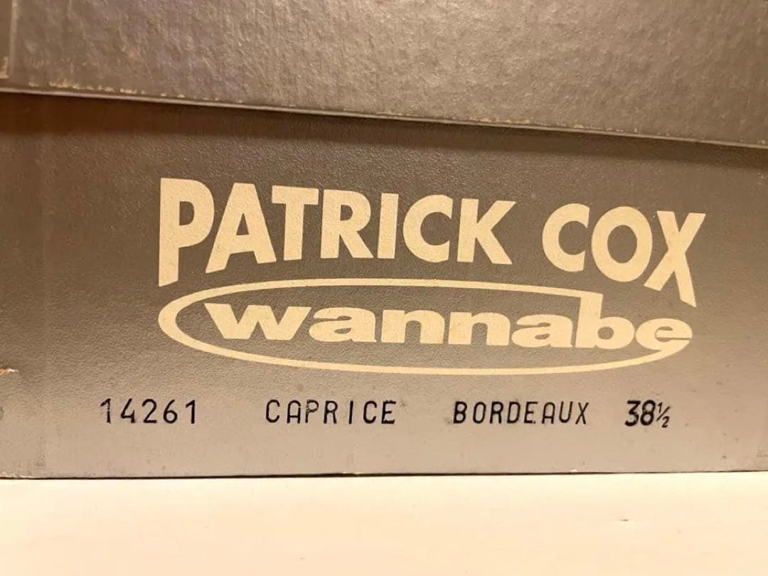 パトリックコックス Wannabeローファー ボルドー 38 1/2 イタリア製