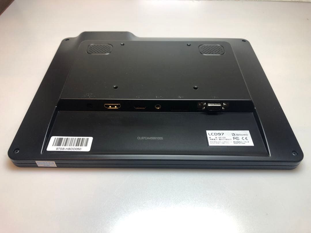 LCD97 9.7インチ モニター 本体　付属品