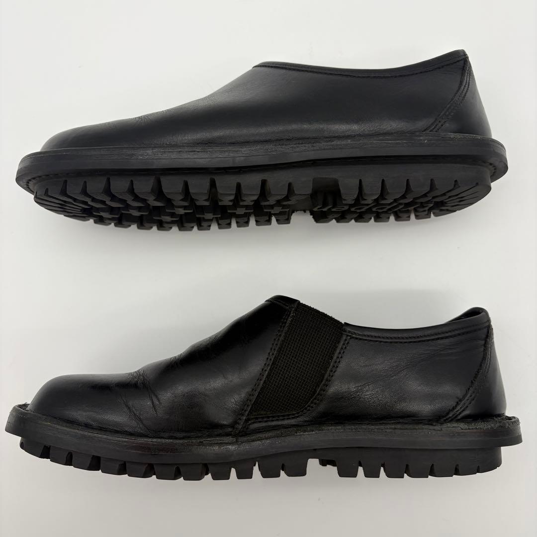 trippen Yen イェン レザースリッポン 黒 37 23.5 サイドゴア