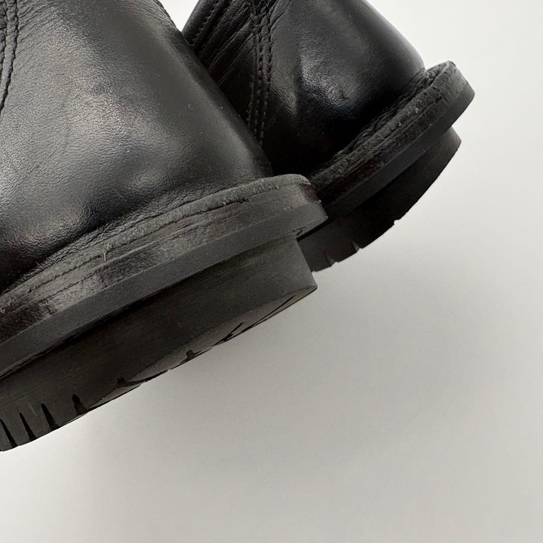 trippen Yen イェン レザースリッポン 黒 37 23.5 サイドゴア