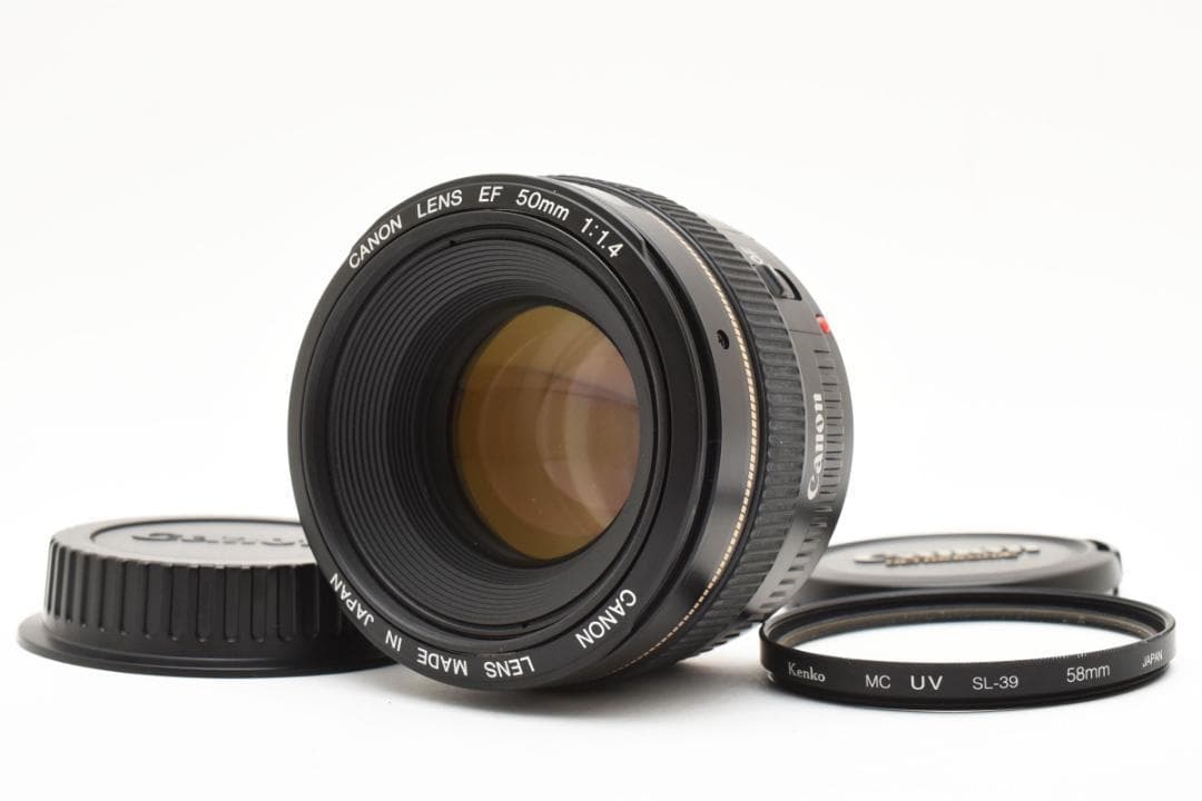 美品 Canon EF 50mm F1.4 USM 単焦点レンズ