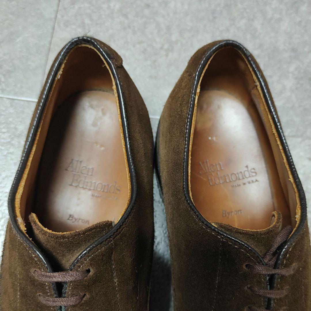 【AllenEdmonds】Bayron ストレートチップスウェードシューズ