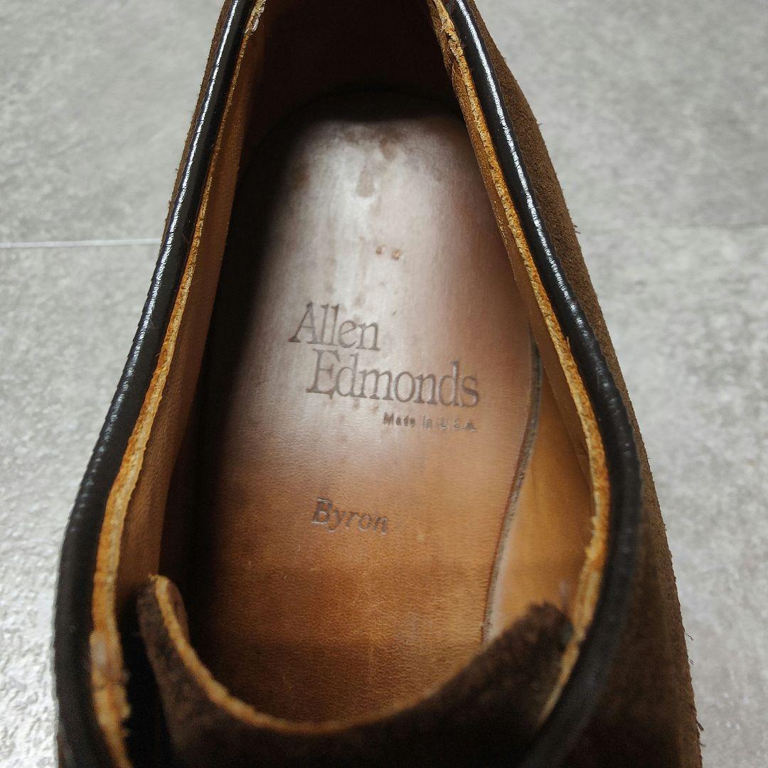 【AllenEdmonds】Bayron ストレートチップスウェードシューズ