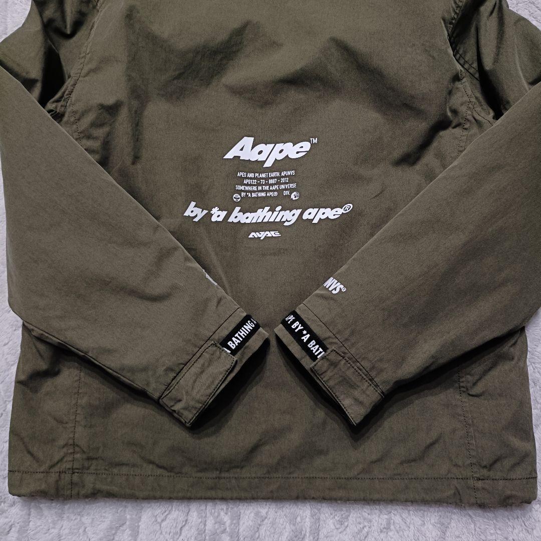 AAPE アベイシングエイプ 3WAY ミリタリージャケット カーキ S